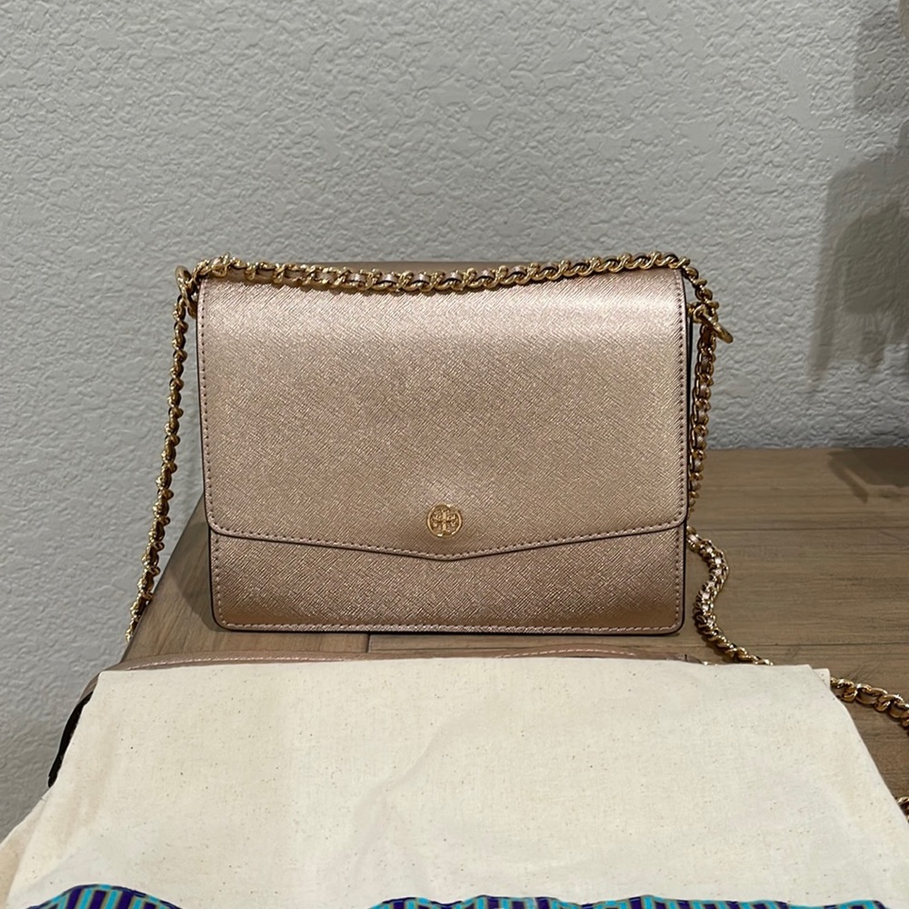 Tory Burch Emerson shoulder bag rose gold